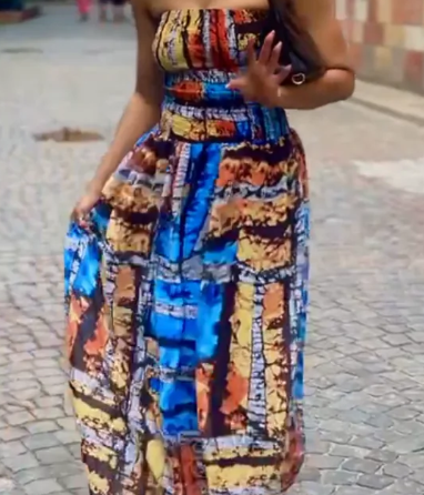 Mykonos Bleu Dress