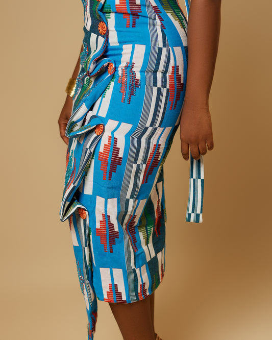 Ibiene Akwete Midi Skirt