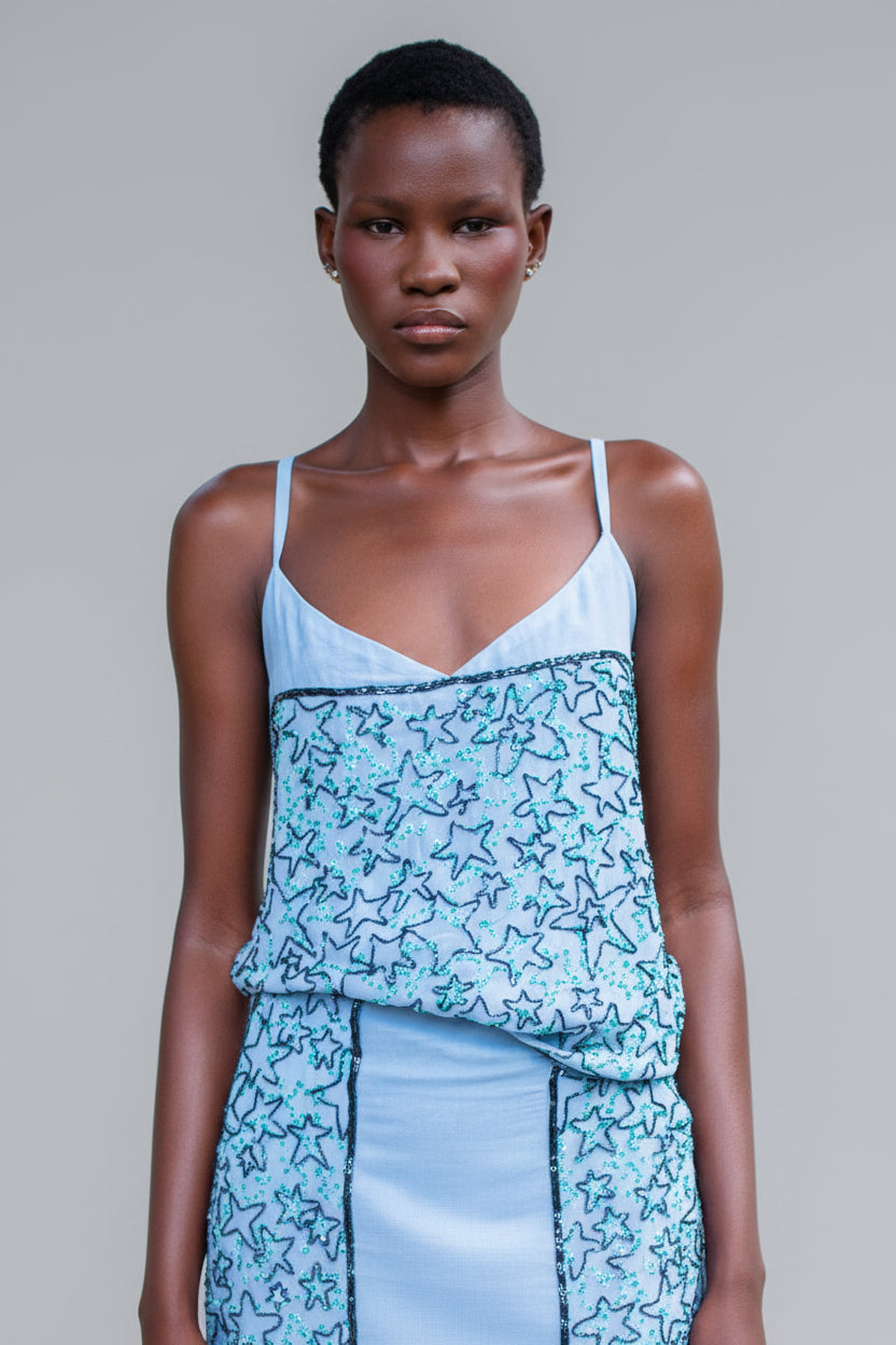 Two Layer Chiffon Top