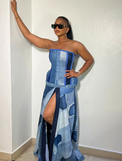 The UpCycled Denim Skirt