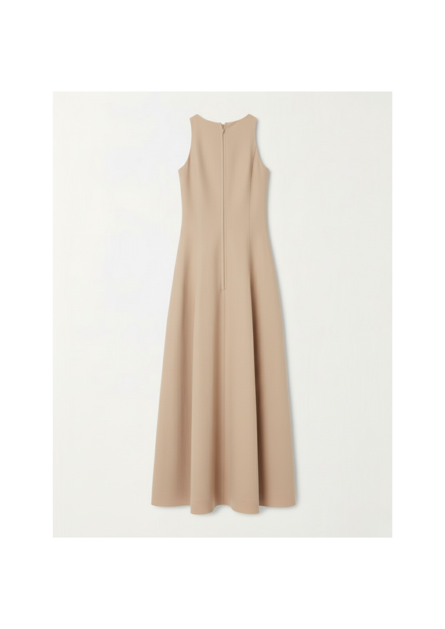 White Linen Twill Dress