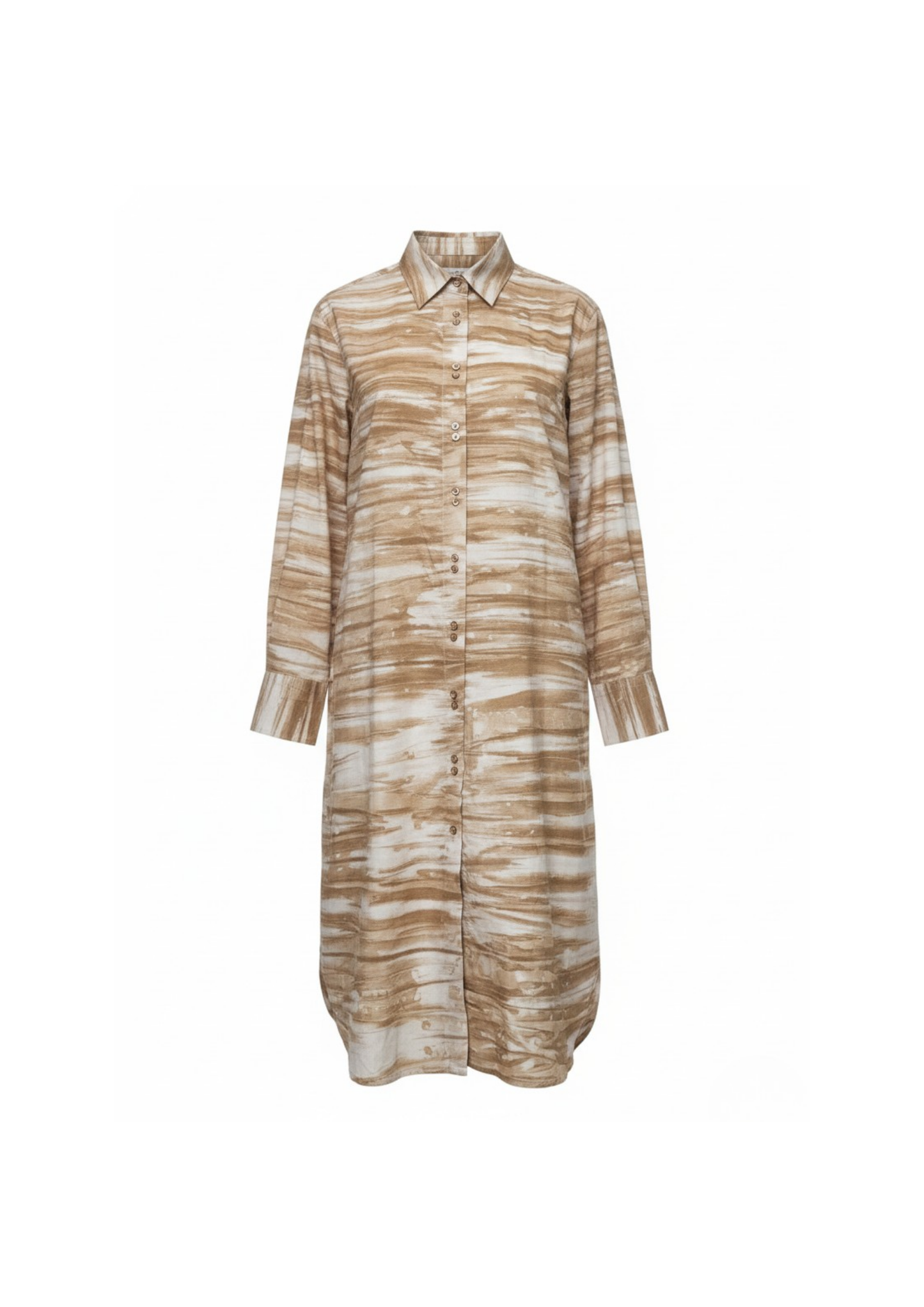 Sandstone Marble Shirt Dress