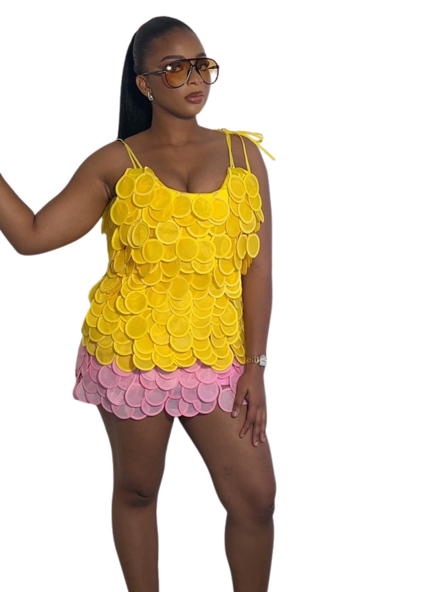 Melira Okun Petal Top