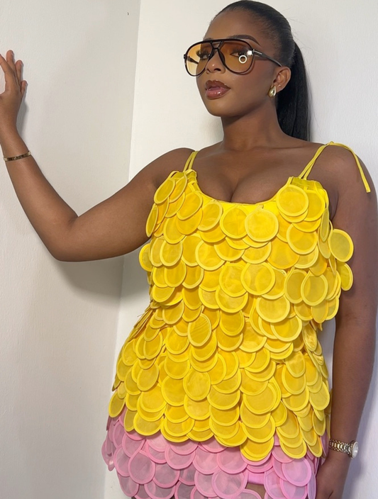 Melira Okun Petal Top