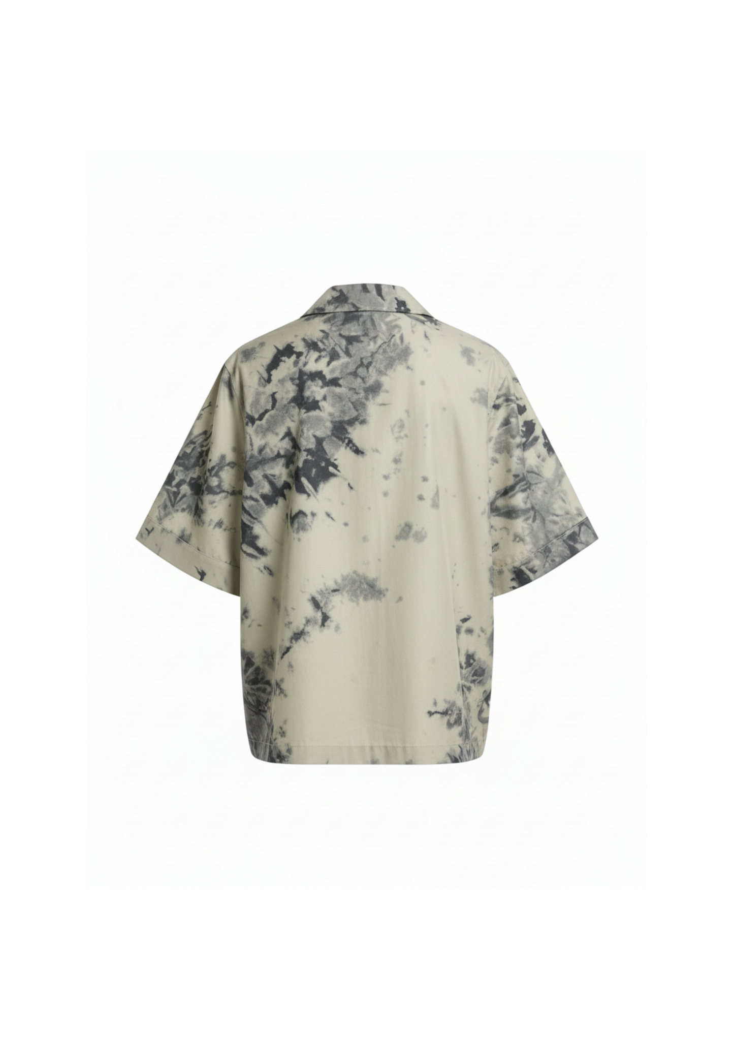 Olive Ink Dye Print Shirt