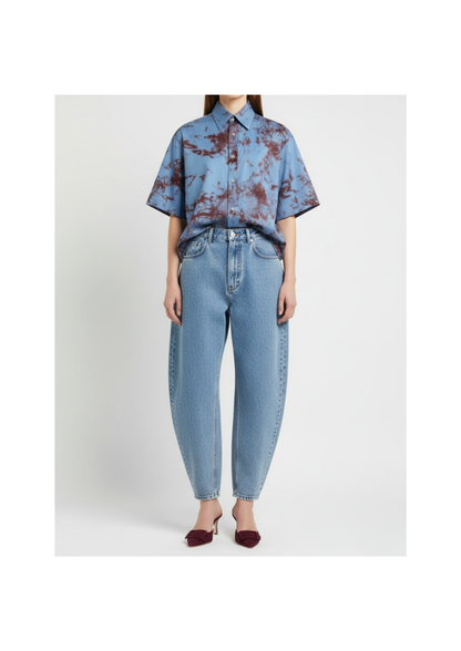 Indigo Maroon Shirt