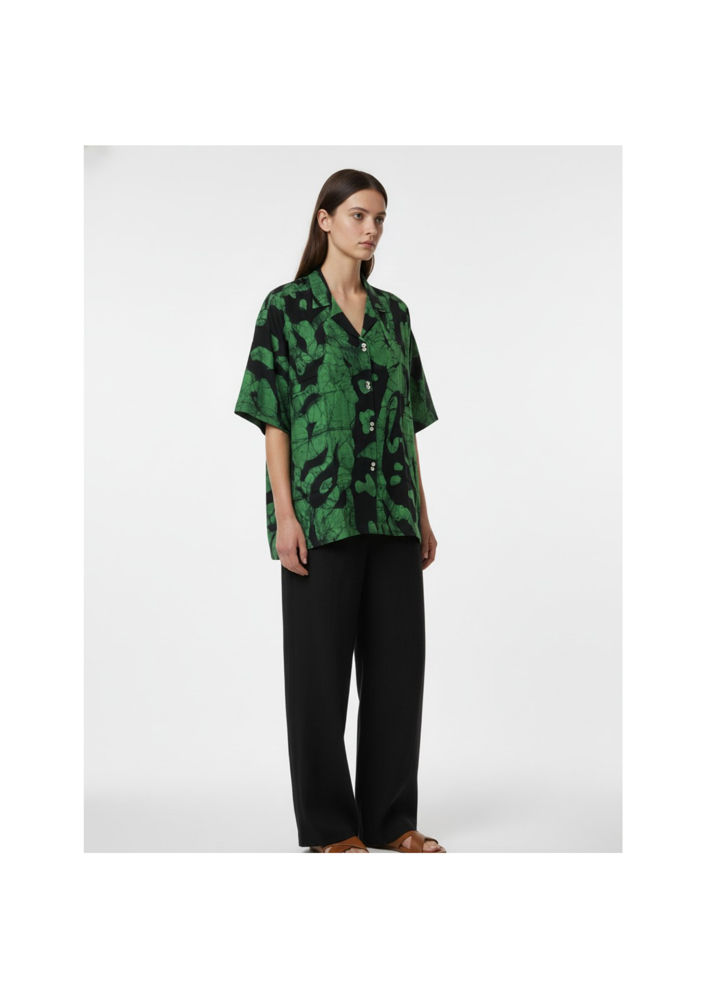 Verdent Abstract Linen Shirt