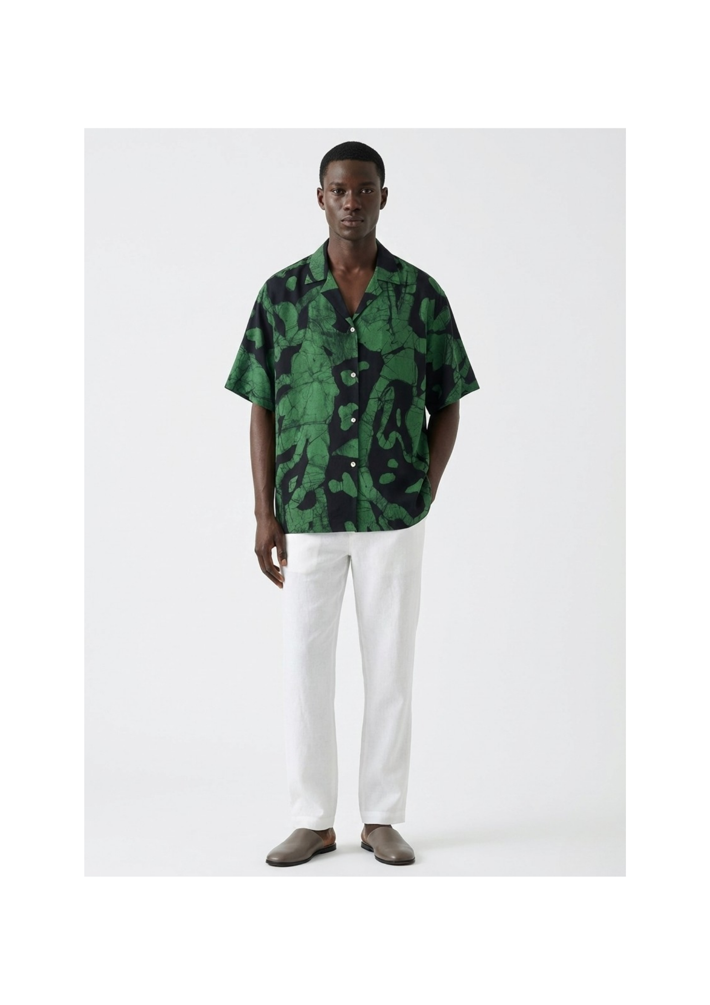 Verdent Abstract Linen Shirt