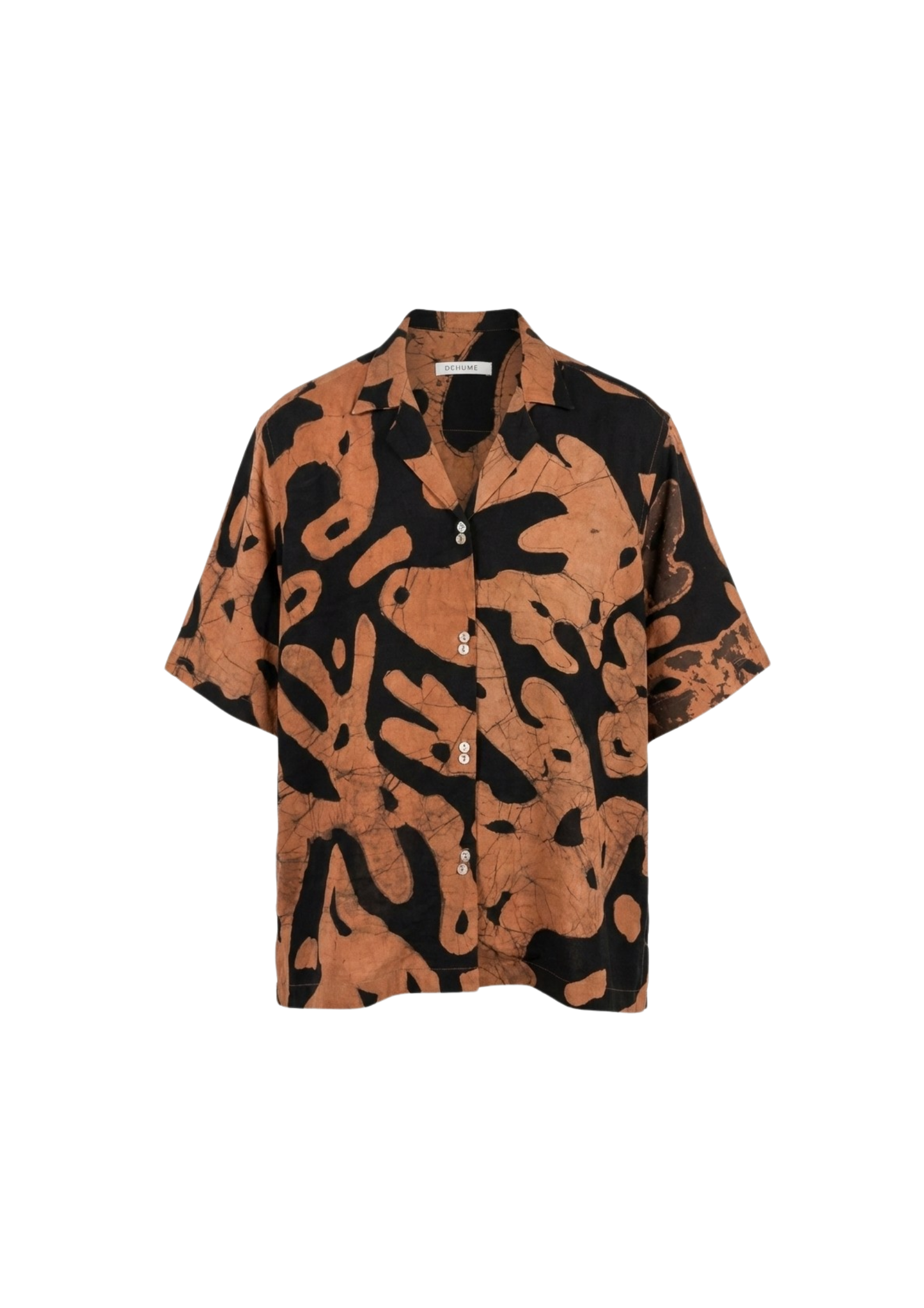 Umber Print Linen