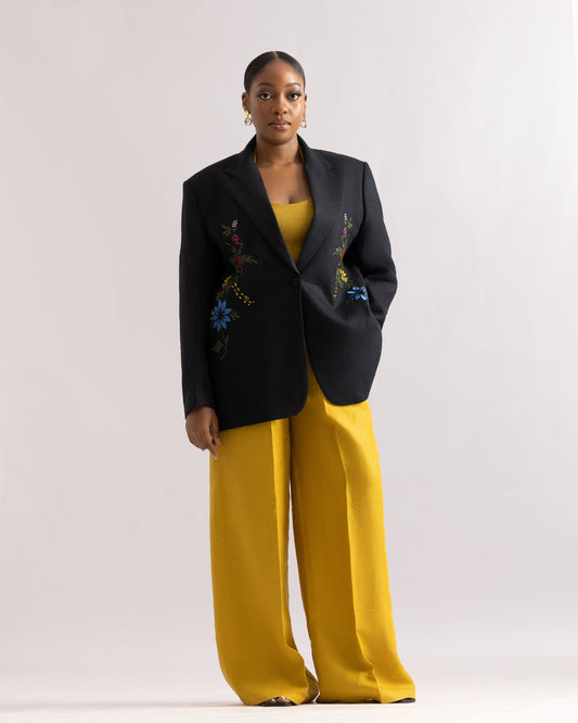 Noma Linen Blazer Set