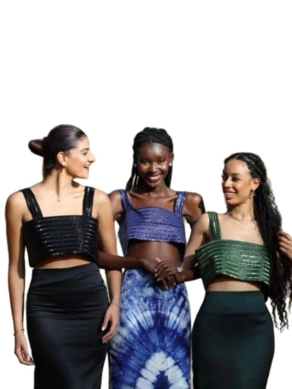 Asita Beaded Crop